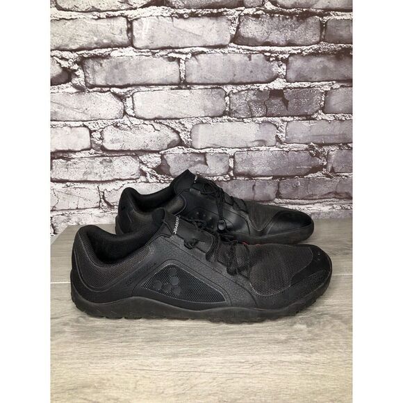 Vivobarefoot Primus Trail Firm Ground Black Mesh Running Shoes Men Sz 47EU/13.5M - Picture 4 of 16